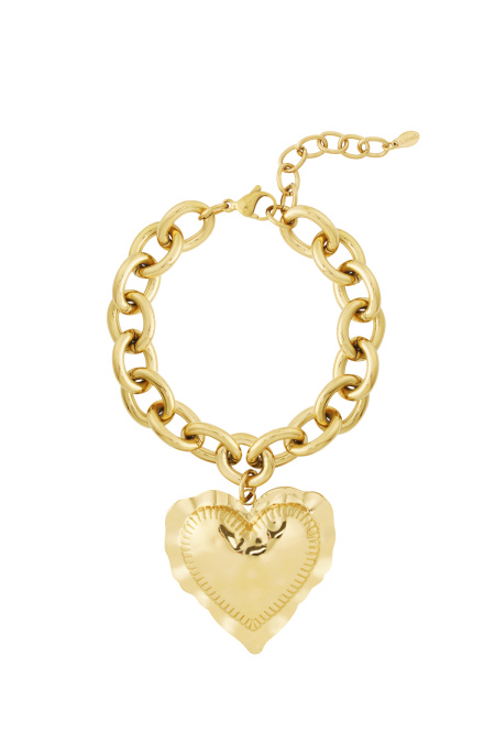 Bracelet cœur audacieux