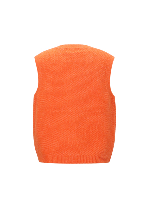 Veste Tricotée Fibre De Polyester Femme Tricotée Décontractée Couleur Unie h5 Image3