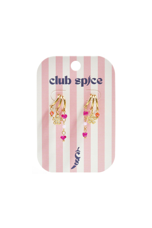 Boucles D'Oreilles Triples Avec Breloque Fleur Et Perles h5 Image3