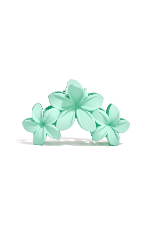 Barrette À Cheveux Grandes Fleurs - Rose Barbe À Papa h5 Image6