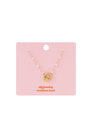 Collier Avec Cadenas Et Perles h5 Image5