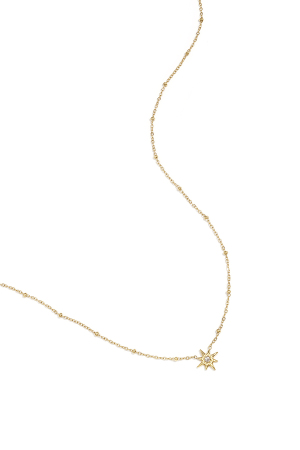 Collier Avec Perles Et Étoile Filante h5 