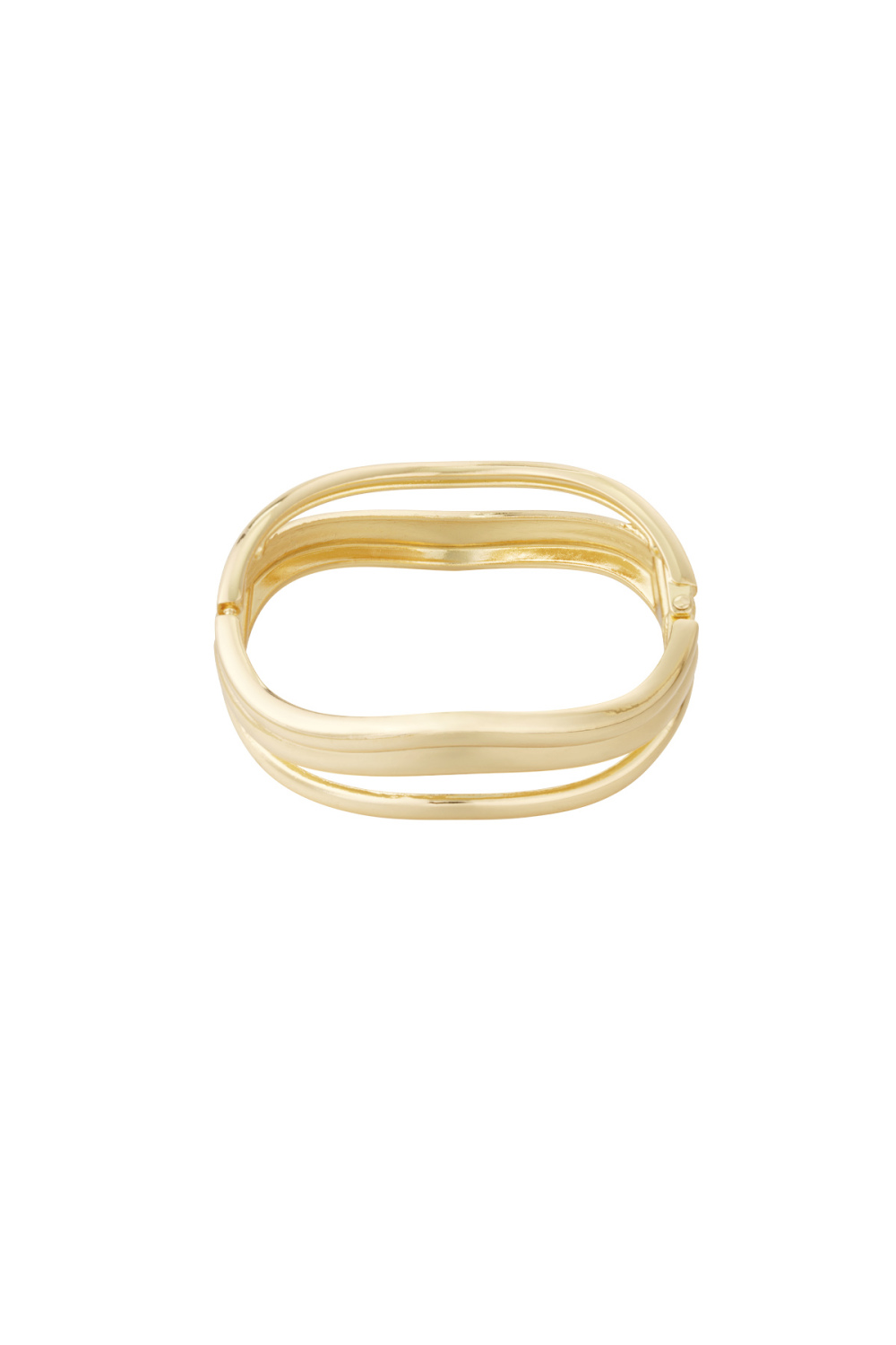 Bracelet Jonc À Cadre Ondulé