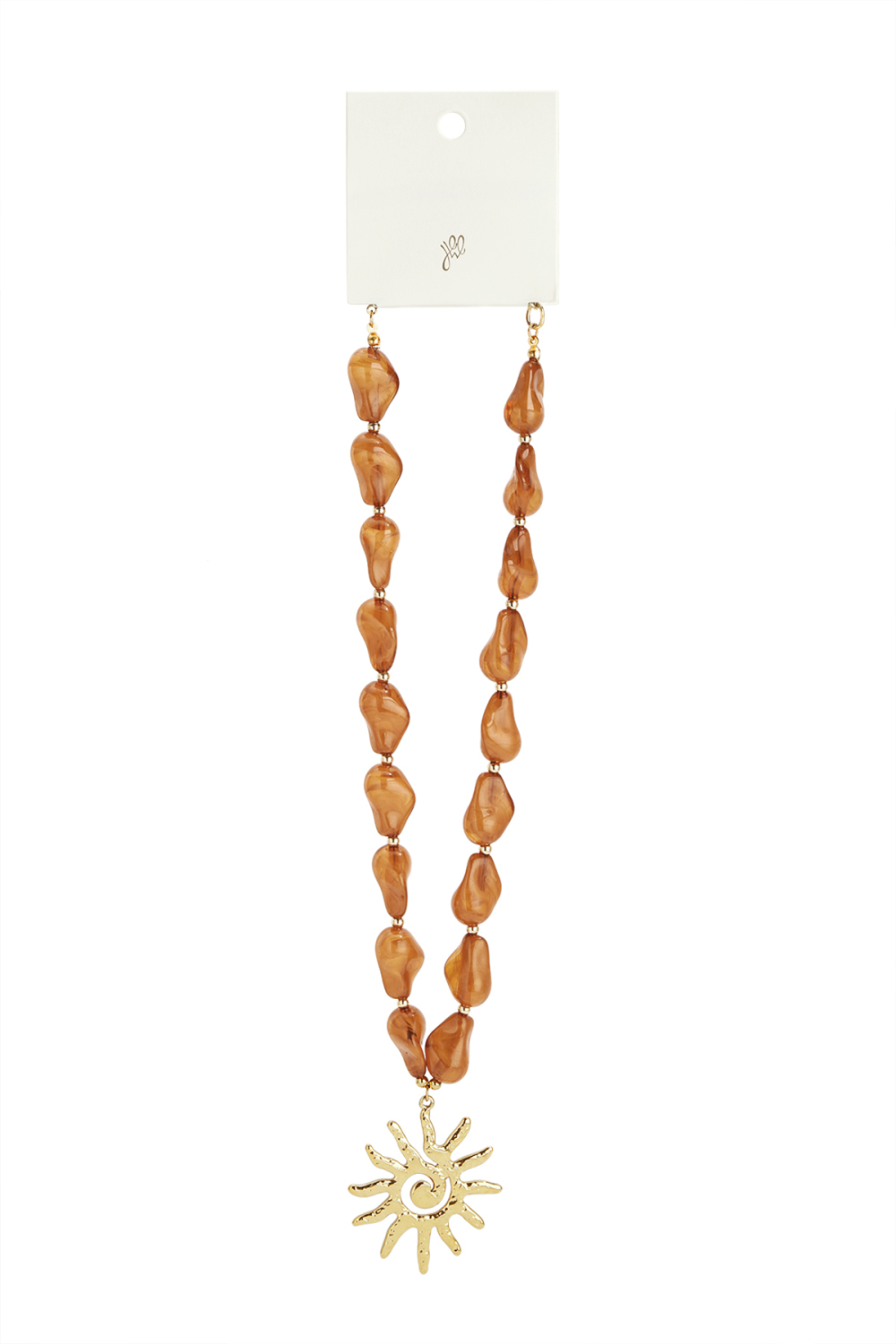 Collier De Perles Avec Pendentif Soleil Image4