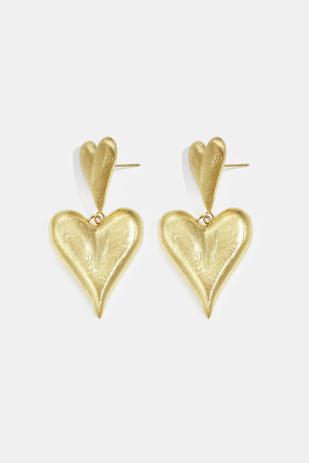 Boucles D'Oreilles Pendantes En Forme De Cœur, Série Simple Et Décontractée Pour Le Quotidien, Bijoux Pour Femmes
