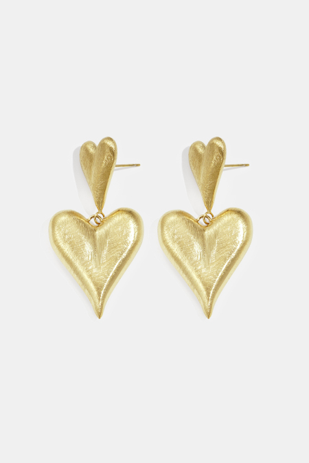 Boucles d'oreilles pendantes en forme de cœur, série simple et décontractée pour le quotidien, bijoux pour femmes
