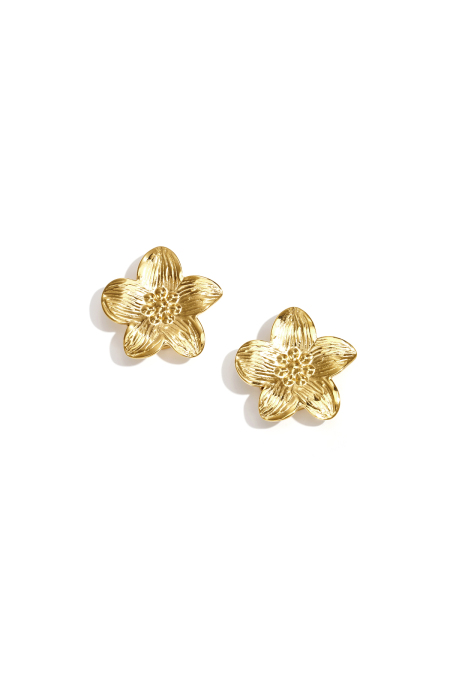 Boutons de manchette Fleur Simple Acier Inoxydable Accessoires du quotidien