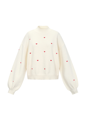 Pull Tricoté À Cœurs h5 Image10