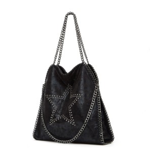 Sac Fourre-Tout Moderne À Rivets Et Étoiles Pour Femme En Pu (1 Pièce) h5
