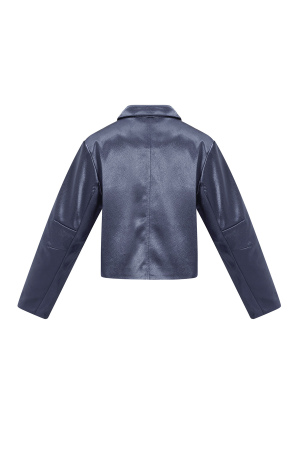 Tissu Polyester Fibre Veste Femme Casual Automne/Hiver Couleur Unie h5 Image3