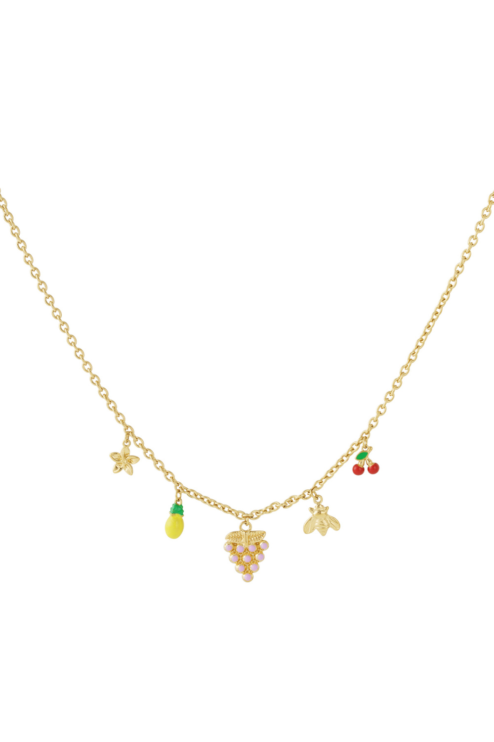 Collier À Breloques Fruitées