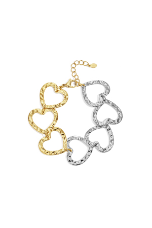 Bracelets À Chaîne En Acier Inoxydable, Série Cœur, Décontracté, Quotidien, Simple, Bijoux Pour Femmes h5