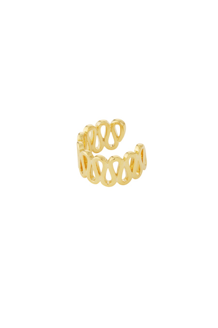 Boucle d'oreille tourbillonnante