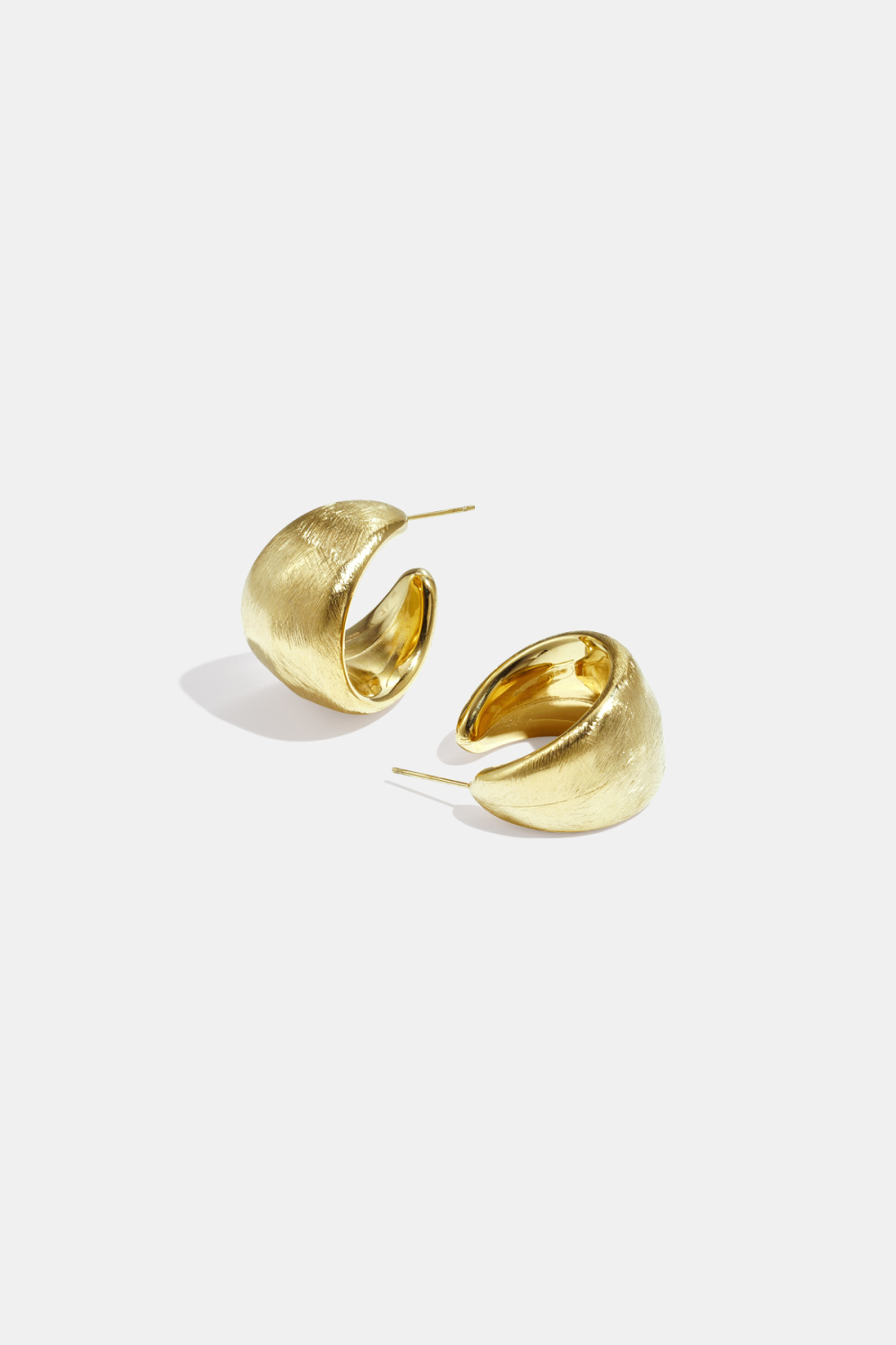 Boucles D'Oreilles Créoles En Acier Inoxydable, Style Décontracté Et Simple, Collection Femme. 