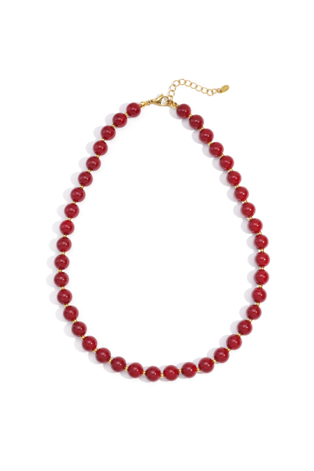 Colliers de perles en acrylique, série simple et décontractée, bijoux pour femmes