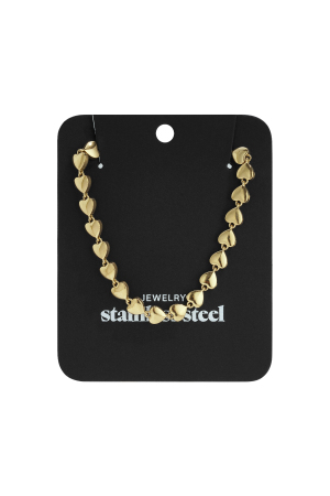 Colliers Chaîne En Acier Inoxydable Cœur Décontracté Quotidien Simple Série Bijoux Pour Femmes h5 Image6
