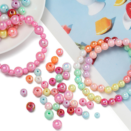 Perles acryliques brillantes à dégradé de couleurs à faire soi-même 2