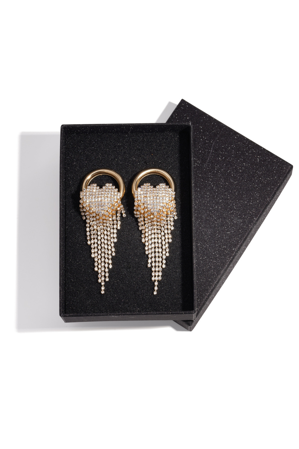 Boucles D'Oreilles Pendantes En Fer De Forme Irrégulière, Élégantes, Luxueuses, De Noël, Pour Femmes Image2