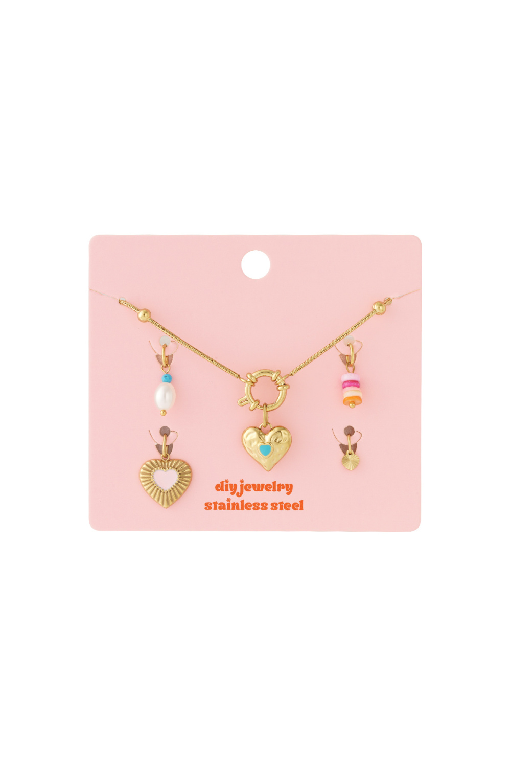 Collier Diy En Forme De Cœur Mignon Image3