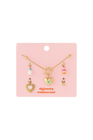 Collier Diy En Forme De Cœur Mignon h5 Image3