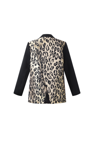 Tissu Polyester Fibre Ensemble De Costume Femme Casual Imprimé Léopard h5 Image3