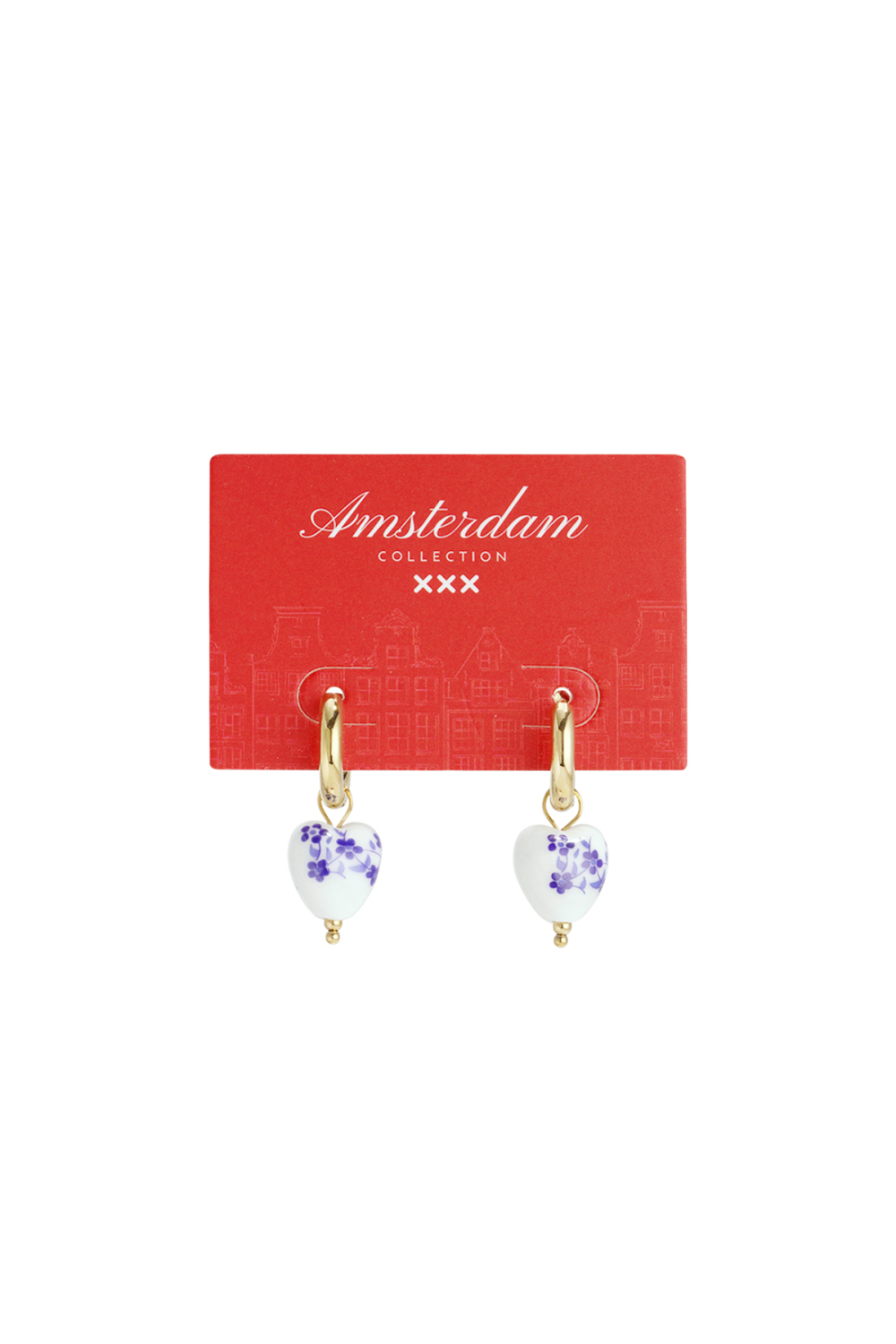 Boucles D'Oreilles Pendantes En Céramique, Motif Floral, Collection Décontractée Et Simple Pour Femmes Image3
