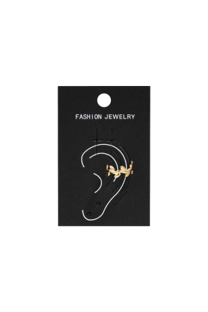 Cache-Oreilles En Forme De Laurier Acier Inoxydable h5 Image3
