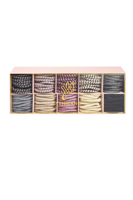 Bracelets élastiques à cheveux Multicouleur Polyester