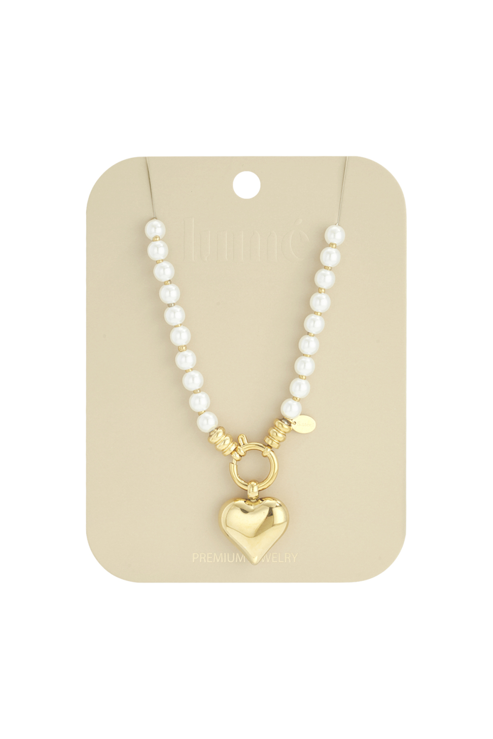 Colliers De Perles En Forme De Cœur, Série Décontractée, Simple Et Quotidienne, Bijoux Pour Femmes h5Image5