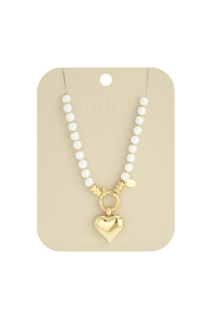Colliers De Perles En Forme De Cœur, Série Décontractée, Simple Et Quotidienne, Bijoux Pour Femmes h5 Image5