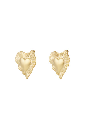 Boucles D'Oreilles Coeur Rayonnant h5 