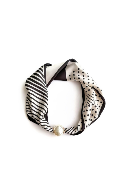 Écharpes d'été à pois, simples, en polyester, accessoires du quotidien