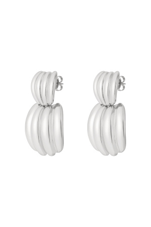 Boucles D'Oreilles À Tige En Acier Inoxydable, Style Géométrique, Décontracté, Simple, Pour Femme h5 Image3