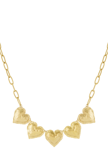 Collier 5 cœurs