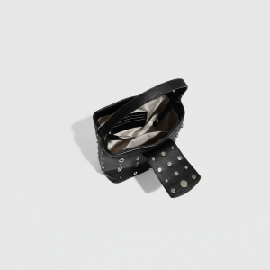 Sac À Bandoulière Pour Femme, Série Mode Haut De Gamme, Rivet Métallique, 1 Pièce h5 Image2