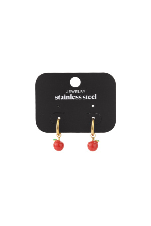 Boucles D'Oreilles Pomme h5 Image4