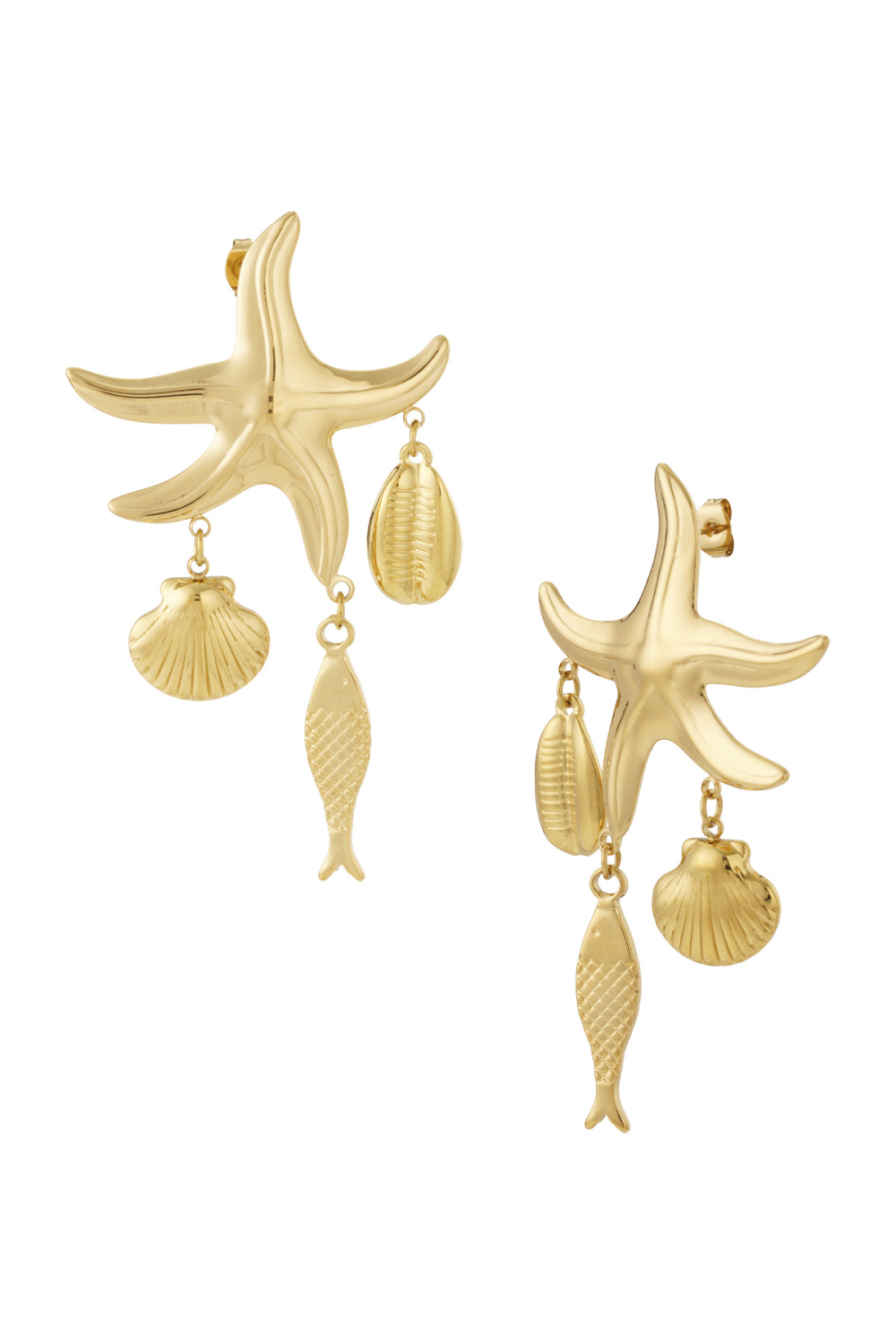 Boucles D'Oreilles Trésors D'Étoiles De Mer