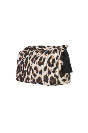 Trousses De Maquillage En Polyester Imprimé Léopard, Accessoires Quotidiens h5 Image4