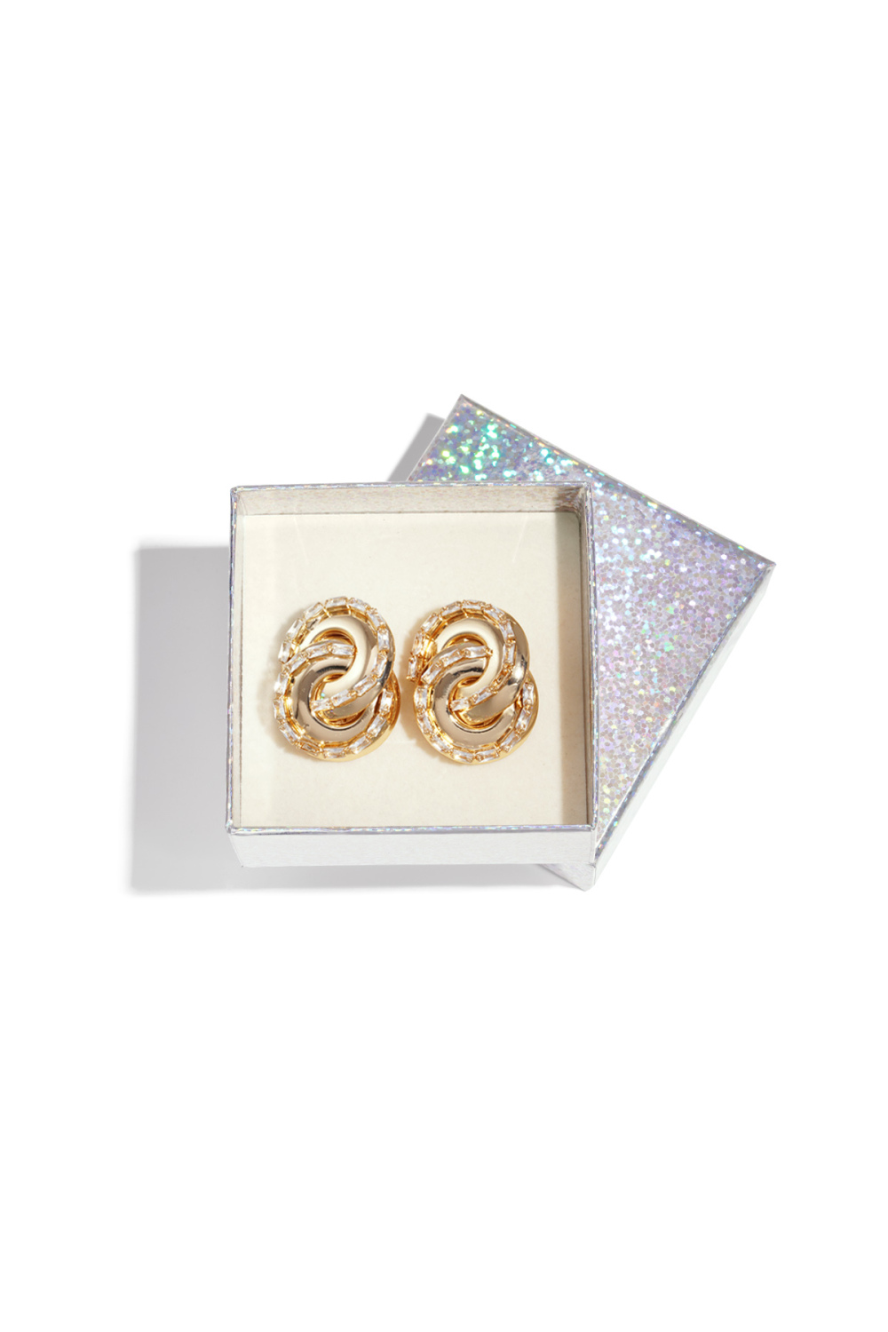 Boucles D'Oreilles À Tige En Fer De Forme Irrégulière, Élégantes, Luxueuses, De Noël, Pour Femmes Image2