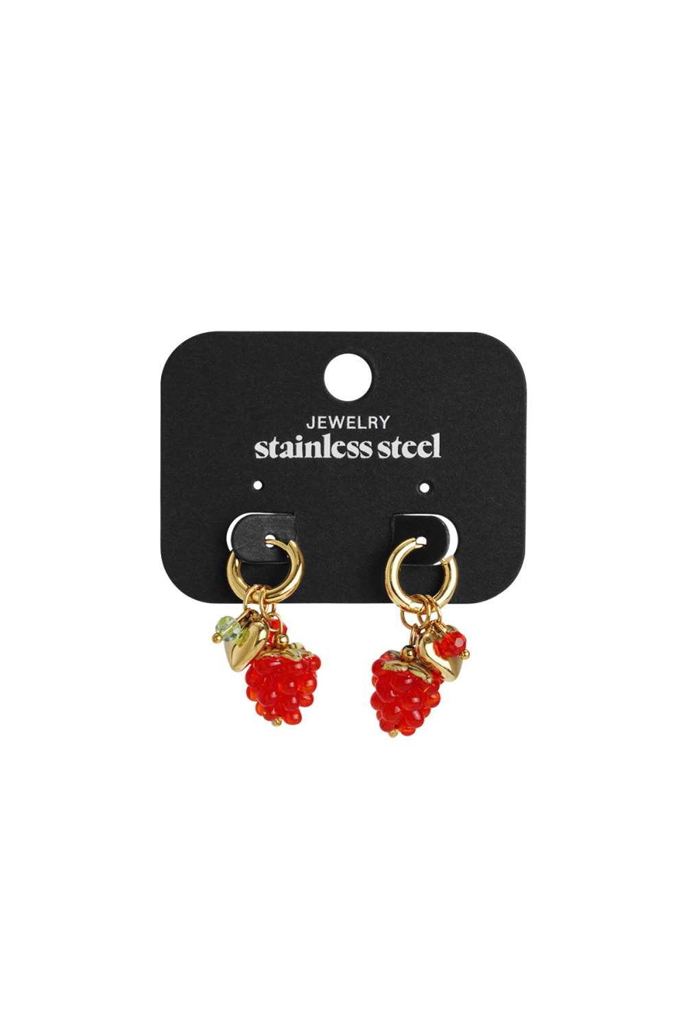 Boucles D'Oreilles Pendantes En Acier Inoxydable, Série Fruit Daily Daily Simple, Bijoux Pour Femmes h5Image4