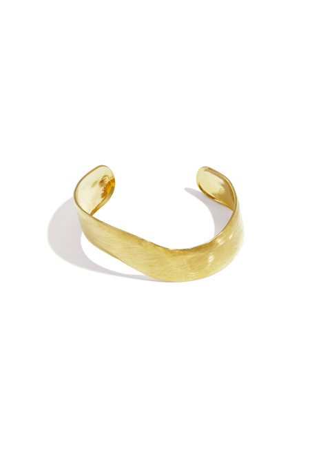 Bracelets manchettes en acier inoxydable, forme irrégulière, collection décontractée et simple pour femmes