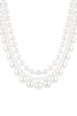 Collier Superposé De Grosses Perles h5