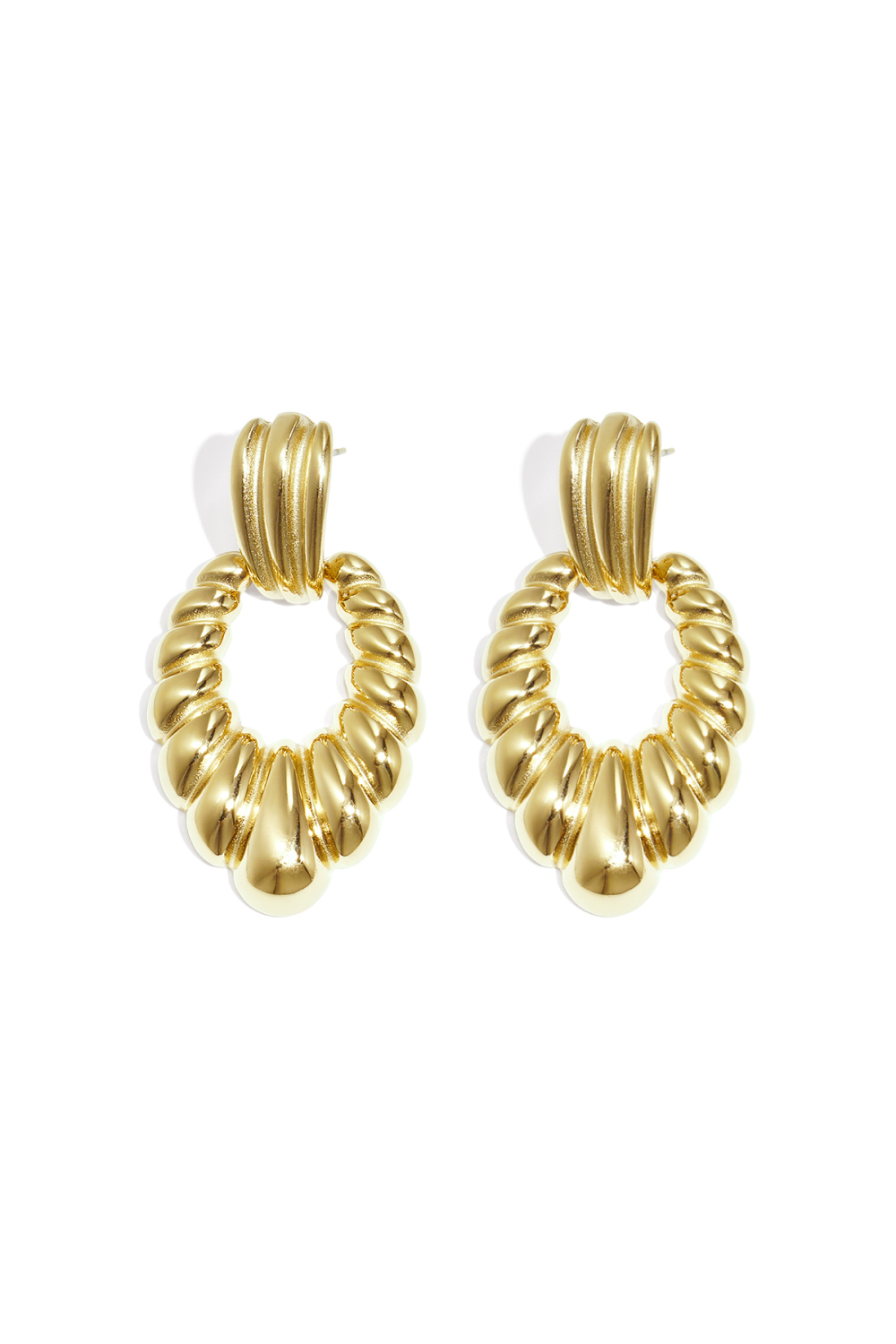 Boucles D'Oreilles Pendantes Motif Coquillage