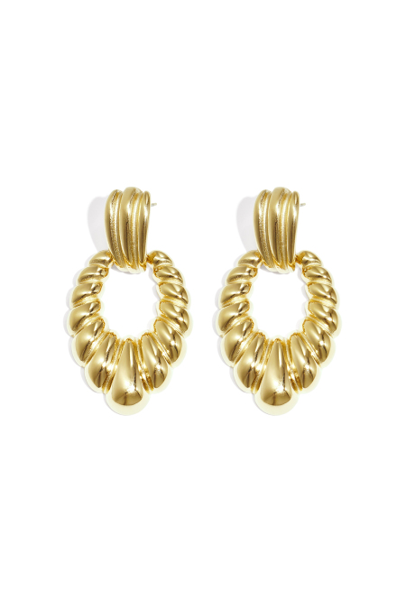 Boucles D'Oreilles Pendantes Motif Coquillage