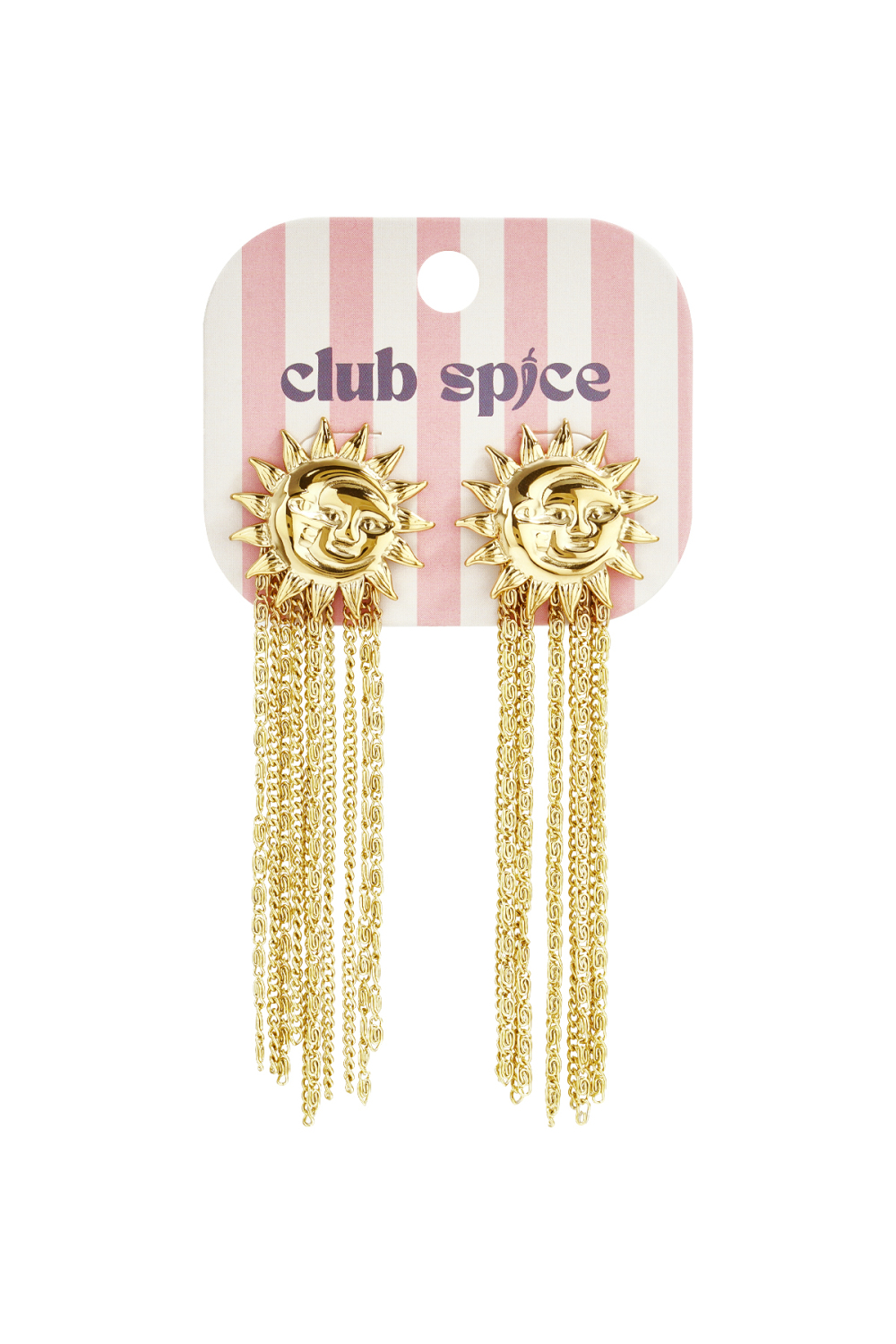 Boucles D'Oreilles Pendantes En Acier Inoxydable, Style Soleil, Collection Décontractée Et Simple Pour Femmes Image7