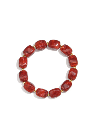 Bracelets En Perles Acryliques, Série Rétro Classique Quotidienne, Bijoux Pour Femmes h5 Image4