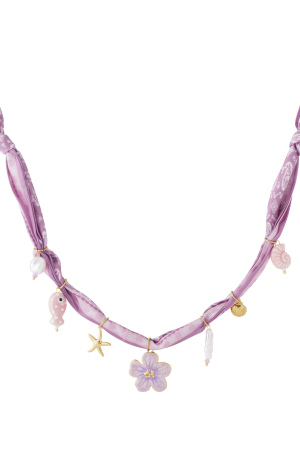 Colliers Pendentifs En Polyester Fleur Décontracté Quotidien Simple Série Bijoux Pour Femmes h5 