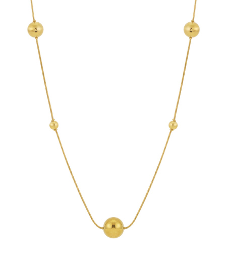 Collier long de perles