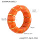 E660-Bracelet élastique orange 20 cm Image2