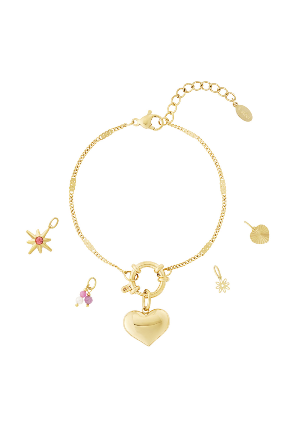 Bracelet Diy Grand Coeur 